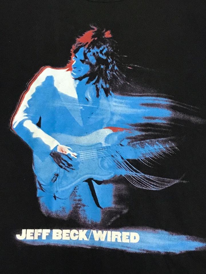 Jeff Beck Wired 2000 English Guitarist Yardbirds Jeff Beck Group t-shirt
