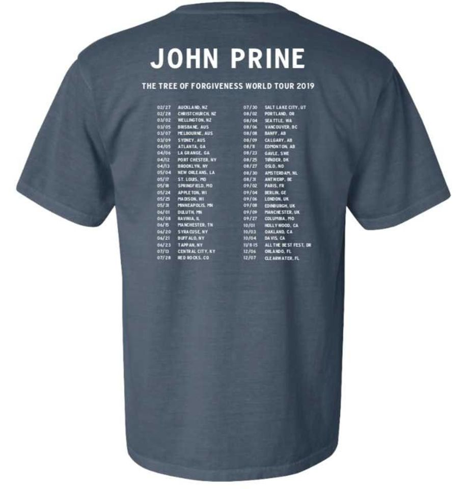 John Prine 2019 World Tour T-Shirt