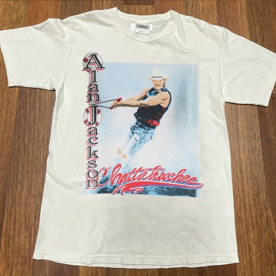 1992 Alan Jackson Way Down Yonder On The Chattahoochee T-Shirt