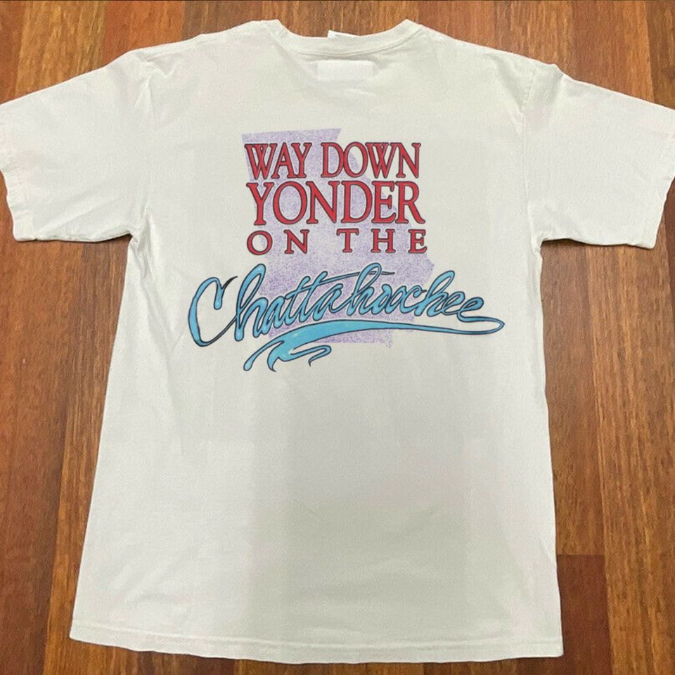 1992 Alan Jackson Way Down Yonder On The Chattahoochee T-Shirt