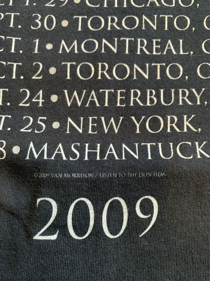 Van Morrison Astral Weeks Tour T-Shirt