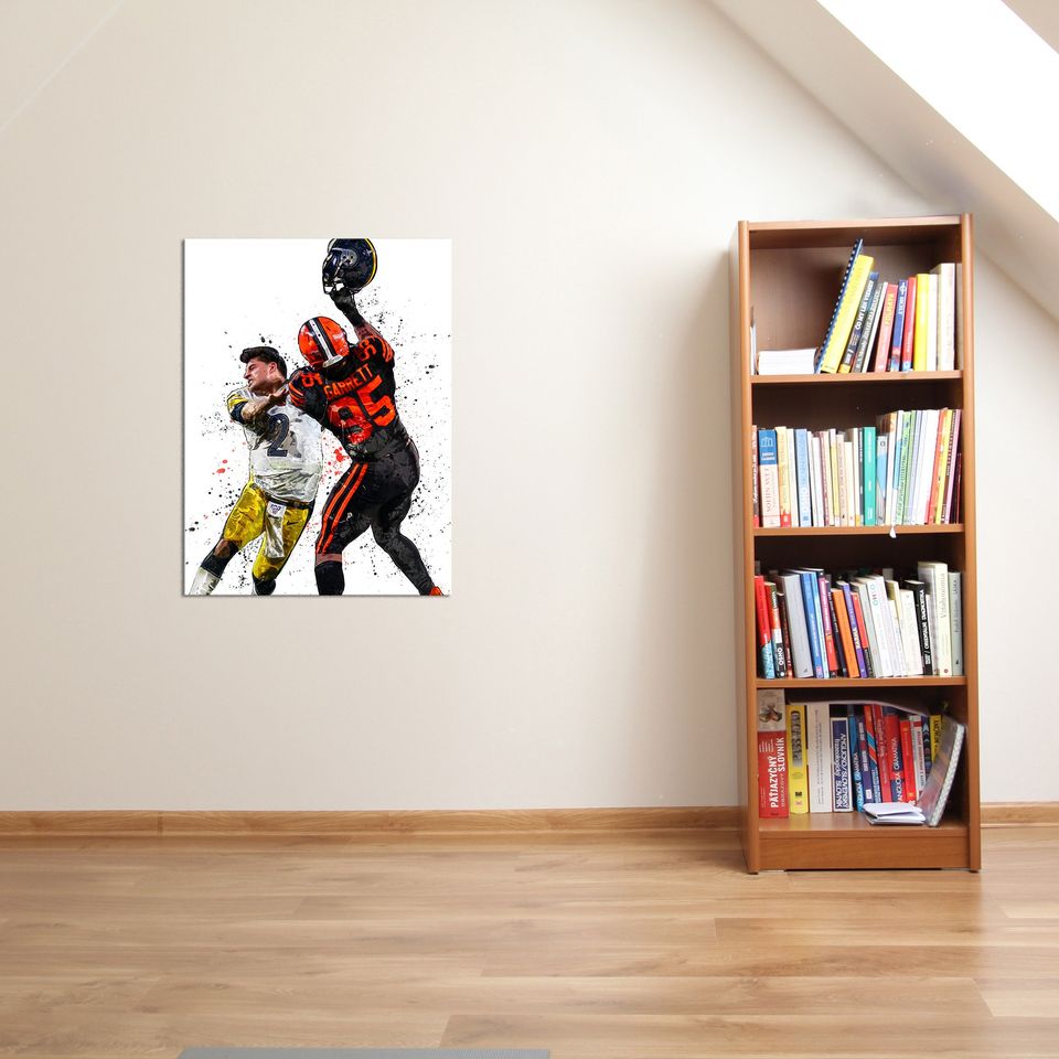 Myles Garrett And Mason Rudolph Poster