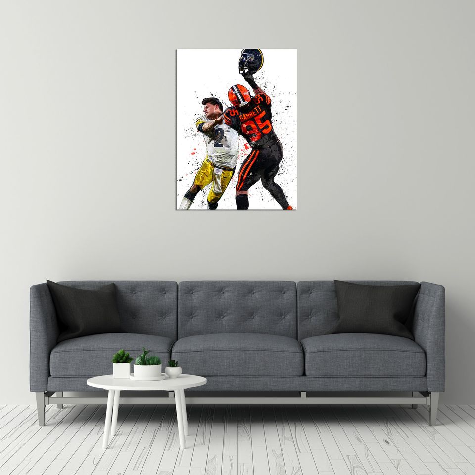 Myles Garrett And Mason Rudolph Poster