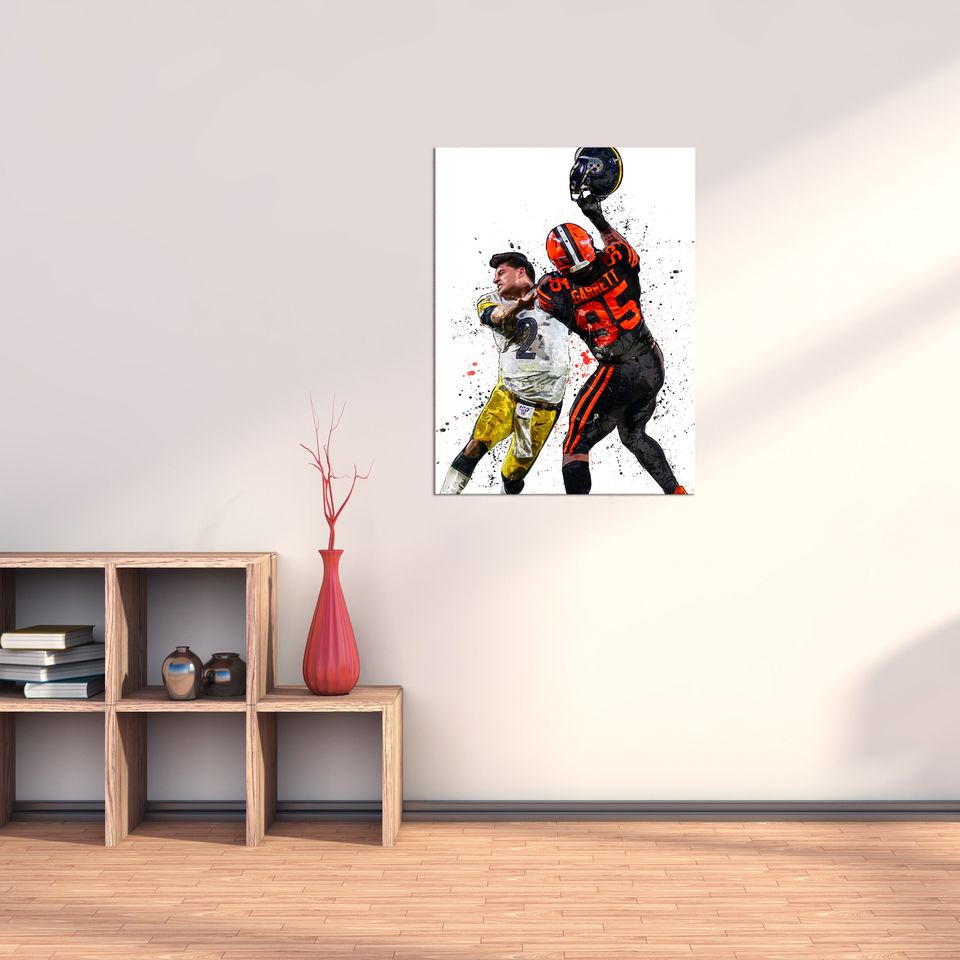 Myles Garrett And Mason Rudolph Poster