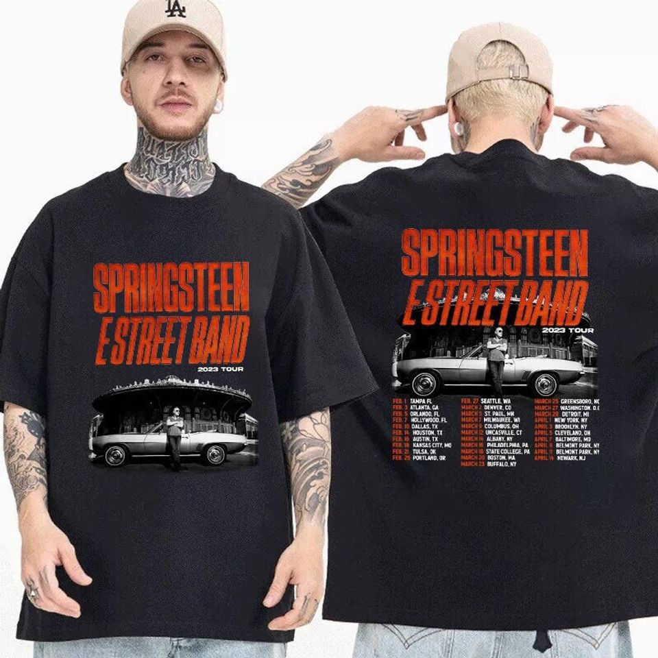 Bruce Springsteen and The E Street Band Tour 2023 Shirt, Springsteen E Street Band 2023 Shirt