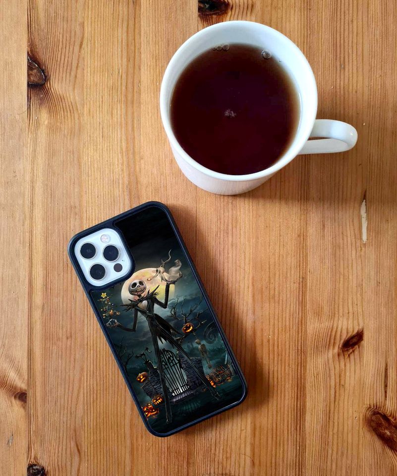 Nightmare Before Christmas Wallpaper Disney Stylish Snapback Rubber iPhone Case