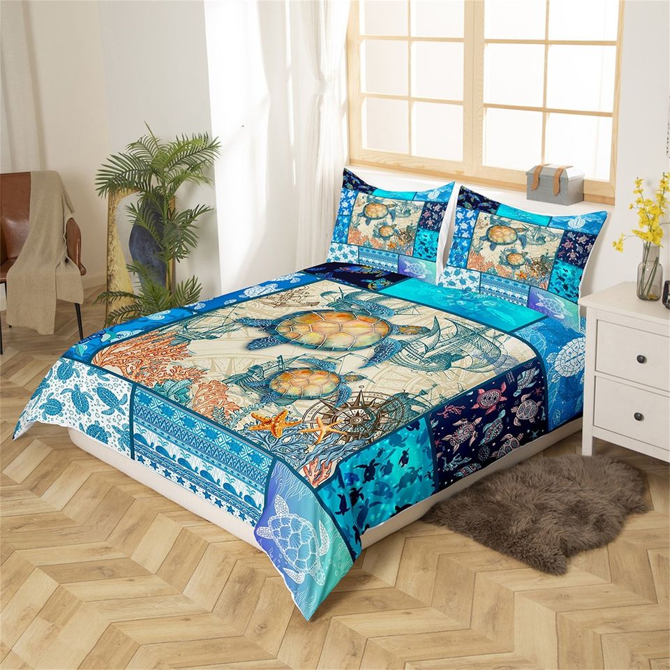 Cute Sea Turtle Bedding Sets
