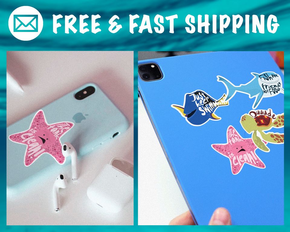 Finding Nemo Dory Sticker | Just Keep Swimming Sticker