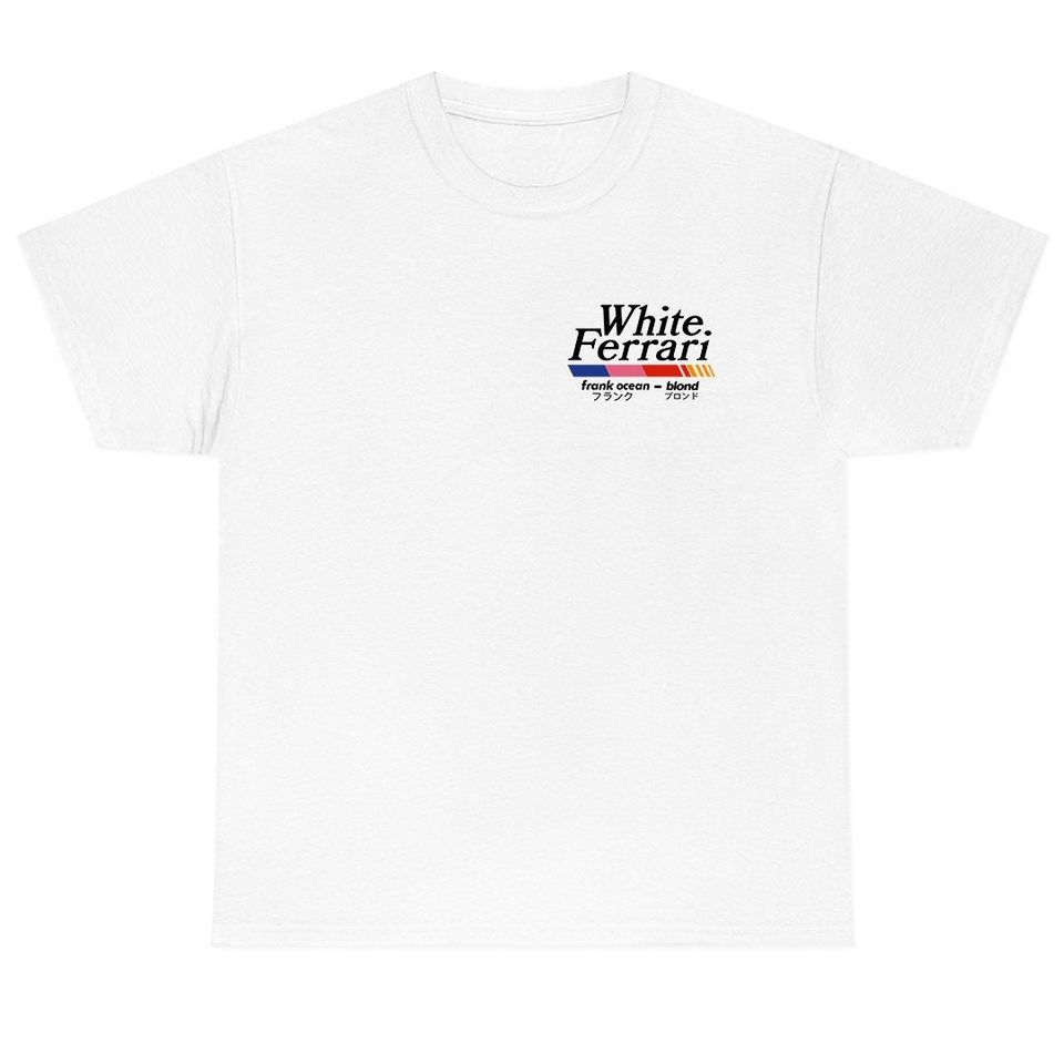 Frank Ocean BLOND WHITE FERRAR! Art Shirt
