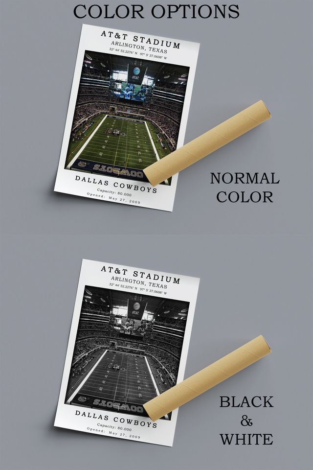 AT&T Stadium Dallas Cowboys Poster