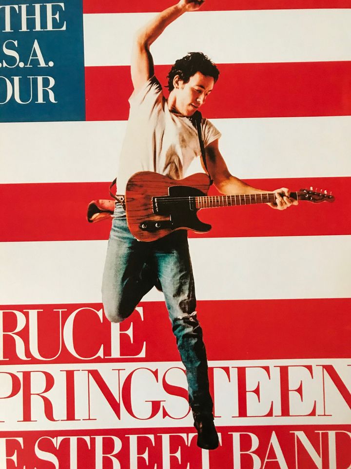 Bruce Springsteen Born in the USA UK Tour Poster