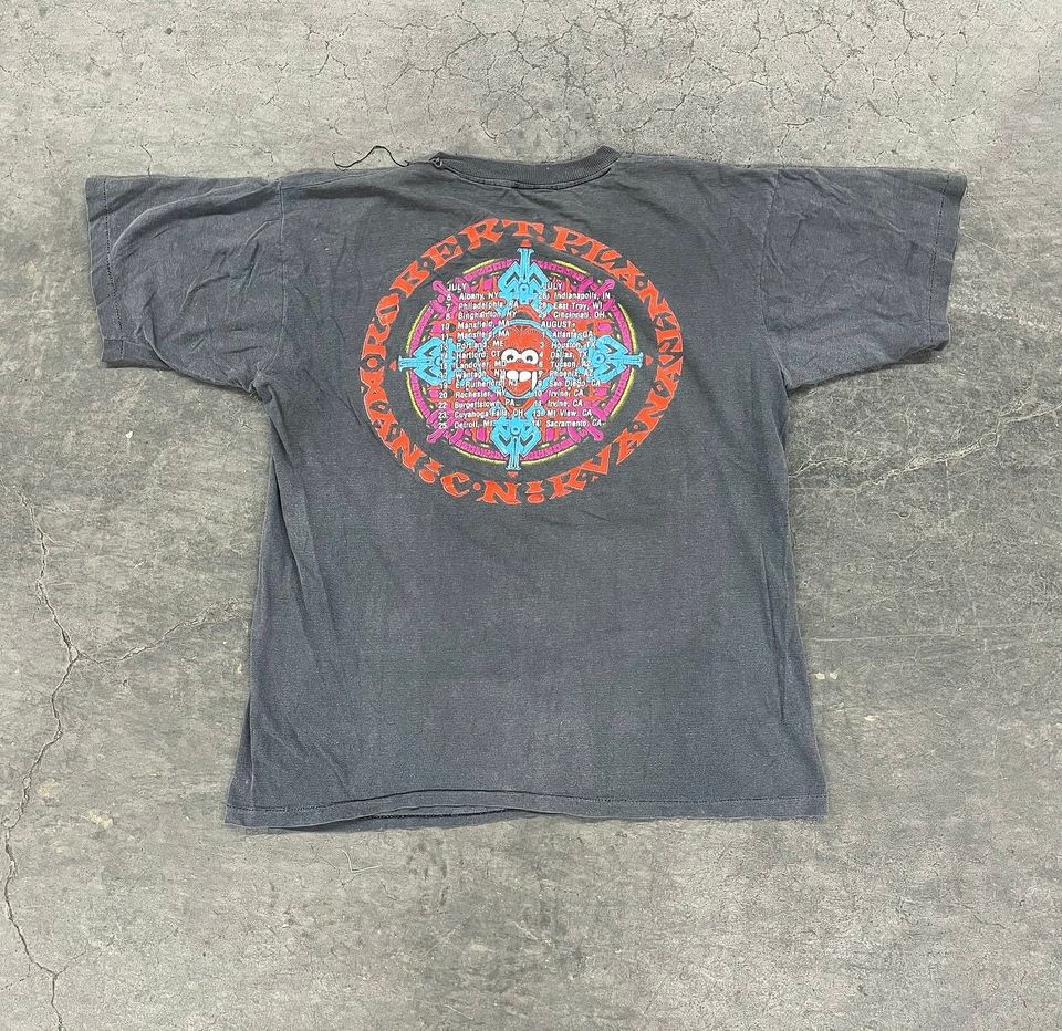 Vintage Robert Plant Tee Retro 1990s Manic