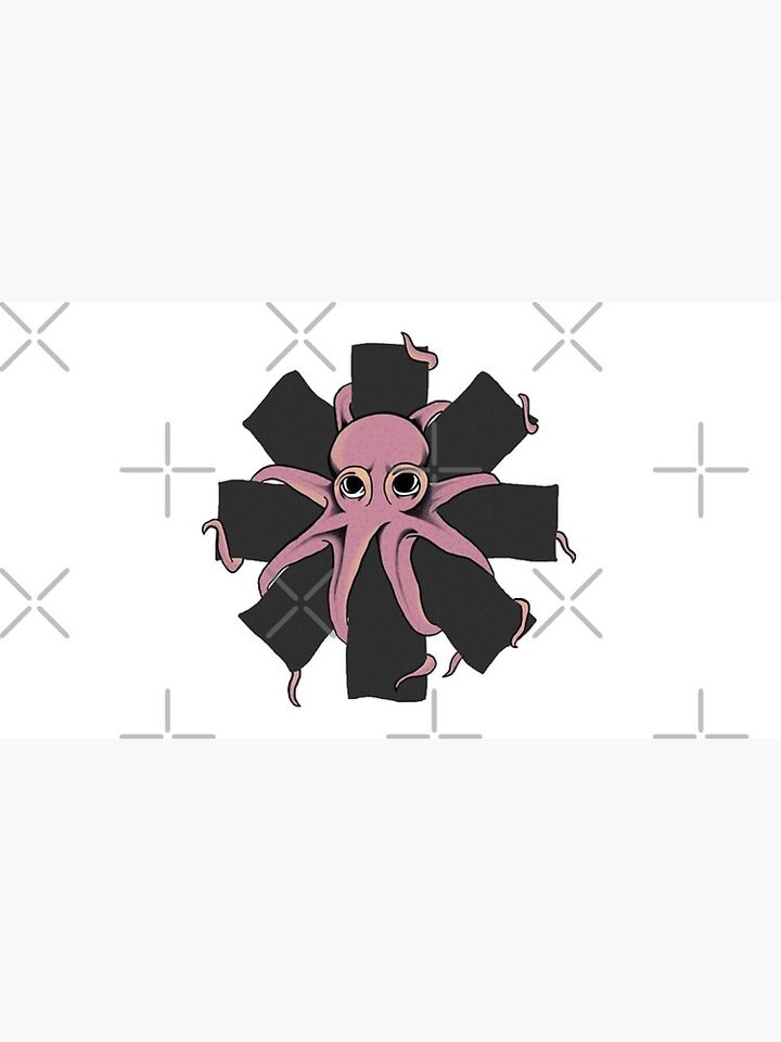 Octopus red chilli peppers Rhcp Baseball Cap
