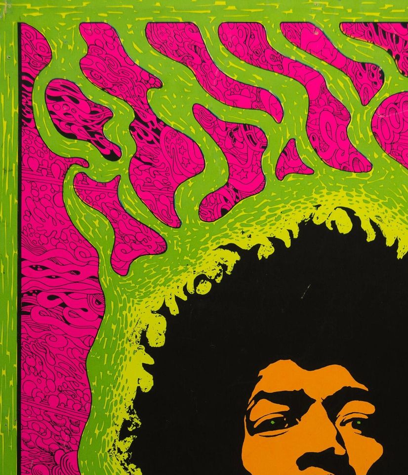 Jimi Hendrix poster, Jimi Hendrix vintage poster