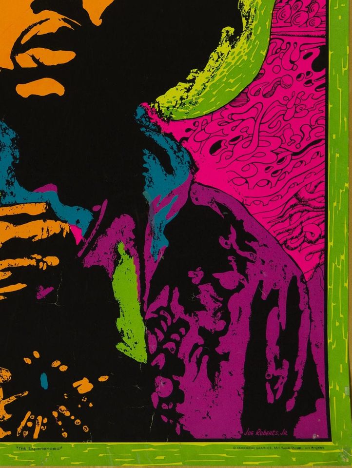 Jimi Hendrix poster, Jimi Hendrix vintage poster