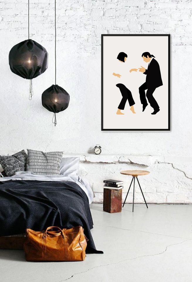 Pulp Fiction Mia and Vince dance, Uma Thurman Poster