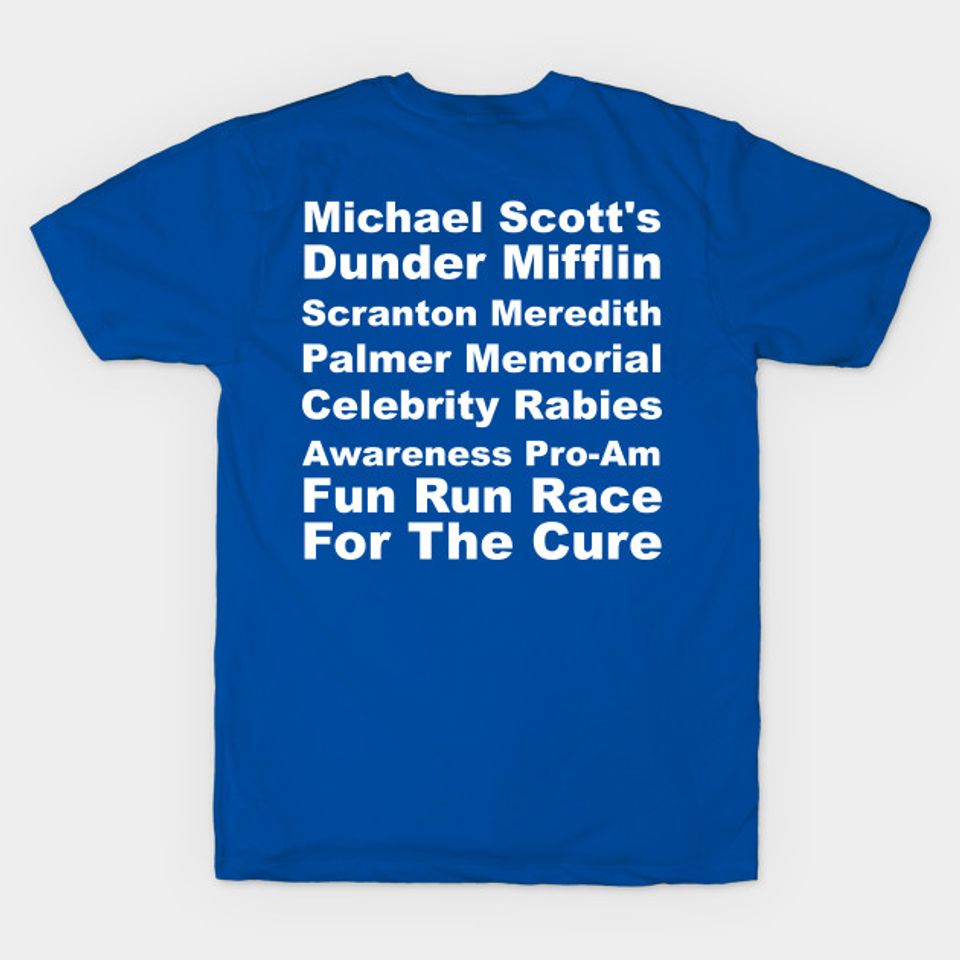 Dunder Mifflin Fun Run Race #1 (Michael Scott) - Paraholix - T-Shirt