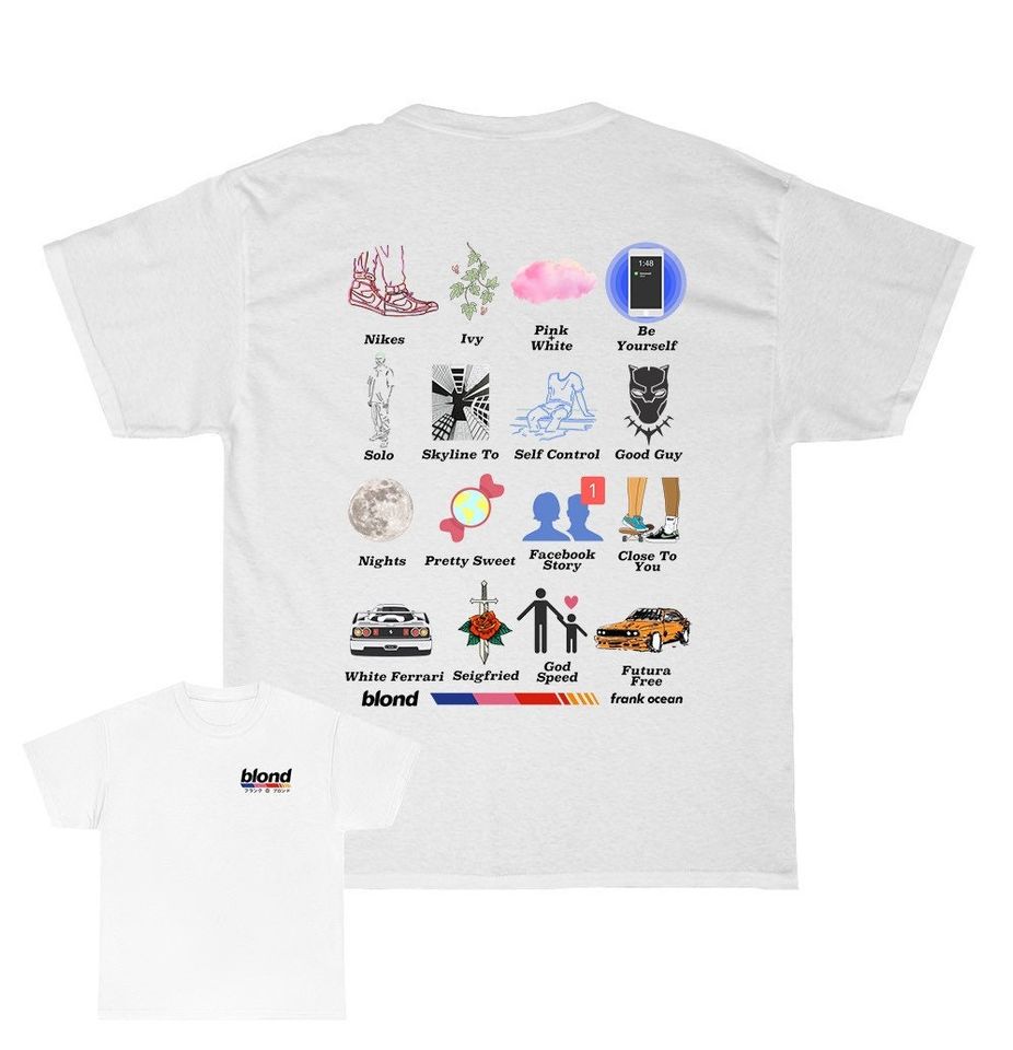 Frank Ocean BLOND Album Short Sleeve T Shirt