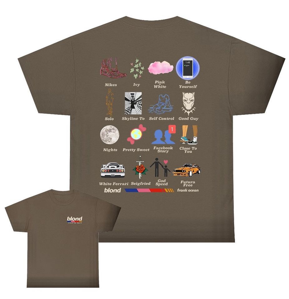 Frank Ocean BLOND Album Short Sleeve T Shirt