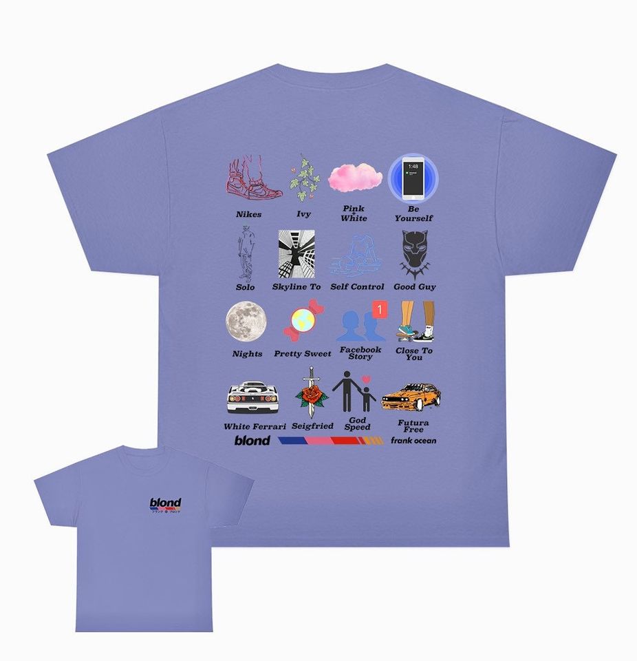 Frank Ocean BLOND Album Short Sleeve T Shirt