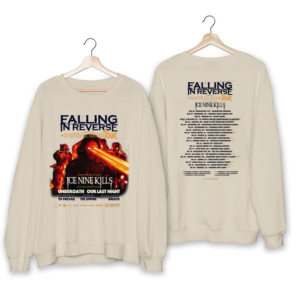 Falling In Reverse The Popular Mons Tour 2023 T Shirt
