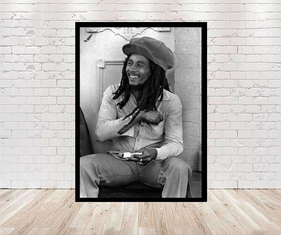 Bob Marley Music Poster Wall Art Home Decor