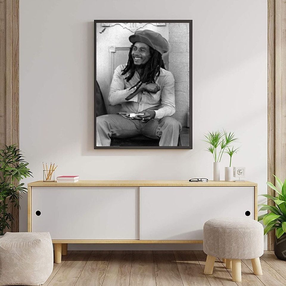 Bob Marley Music Poster Wall Art Home Decor