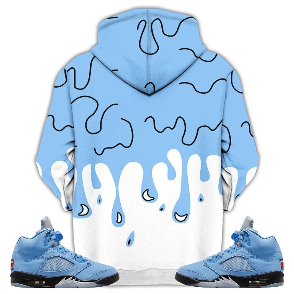 Dripping Got Em Shoes Shirt Match Retro University Blue 5s Tee