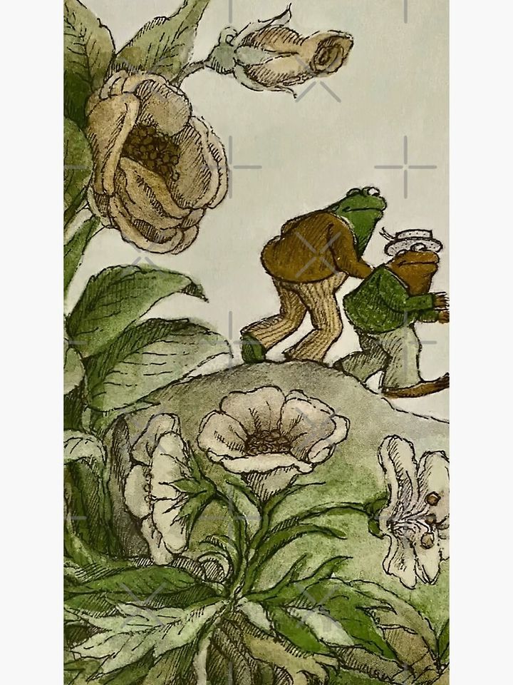 A Frog And Toad The Hat Vintage Poster