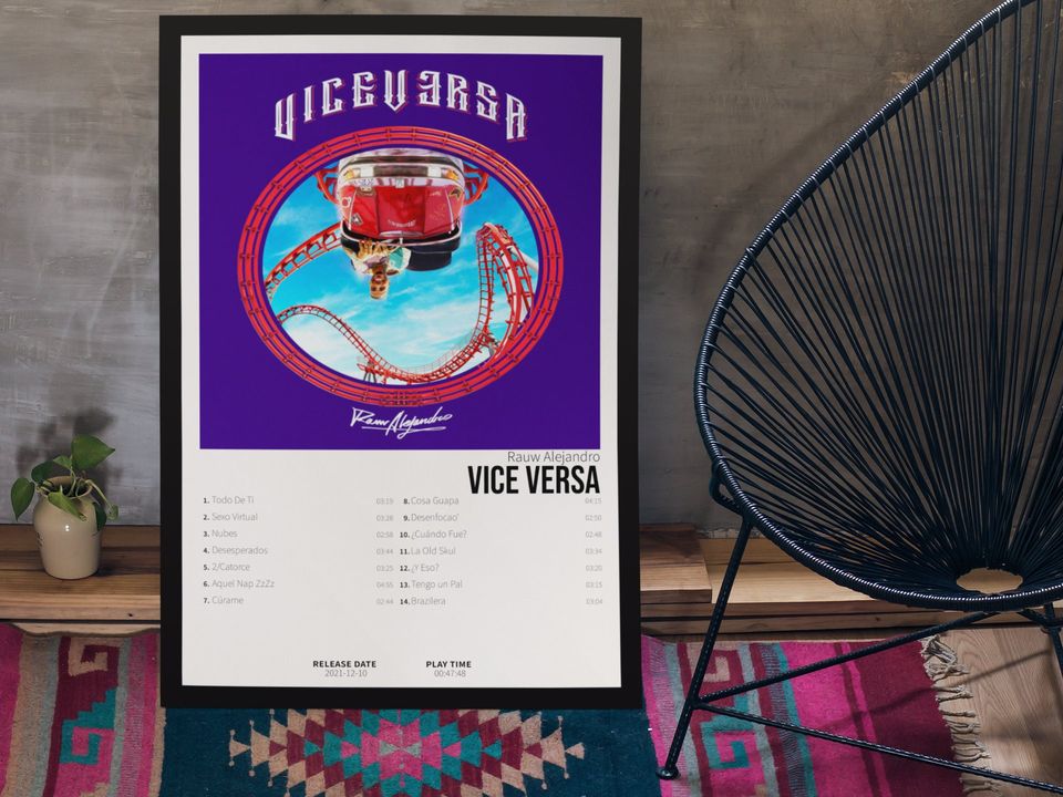 Rauw Alejandro - VICE VERSA | Album Cover Poster