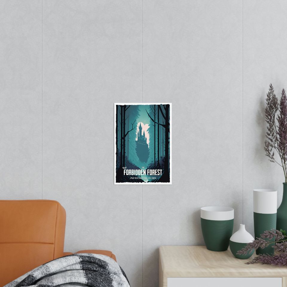 Travel Poster - Forbidden Forest - Harry Potter