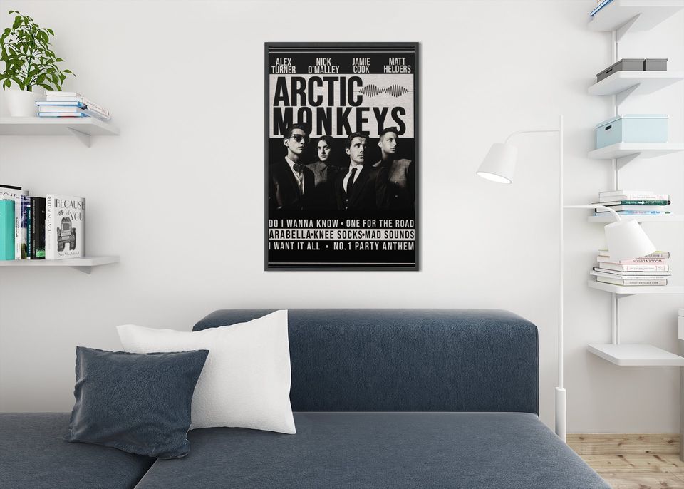 Arctic Monkeys Poster, Vintage Poster