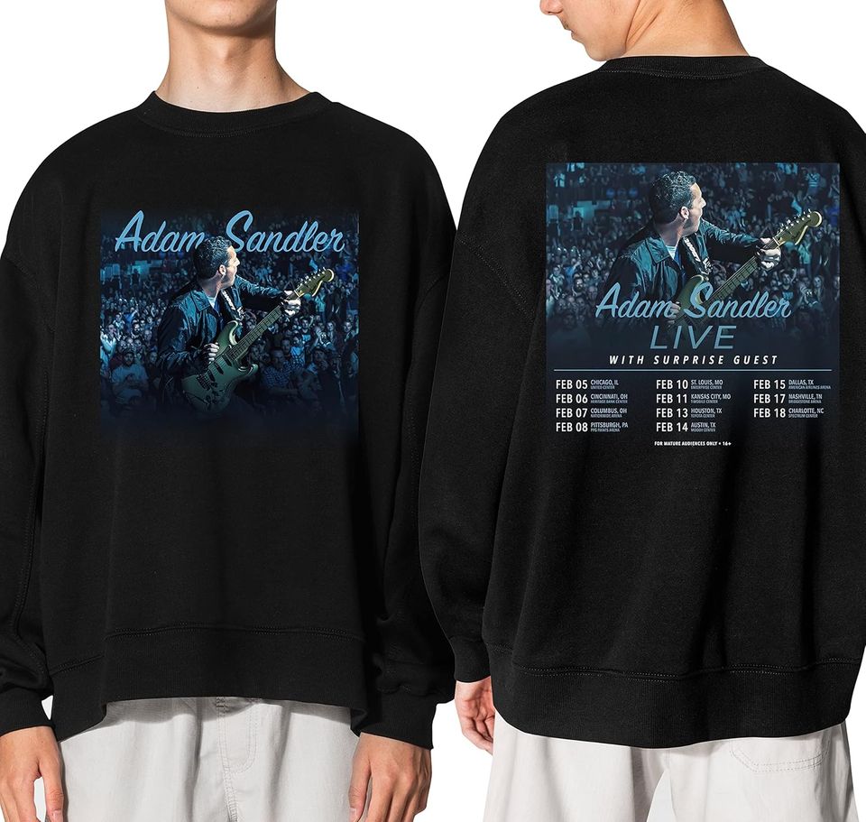 Adam Sandler Shirt Tour 2023 TShirt