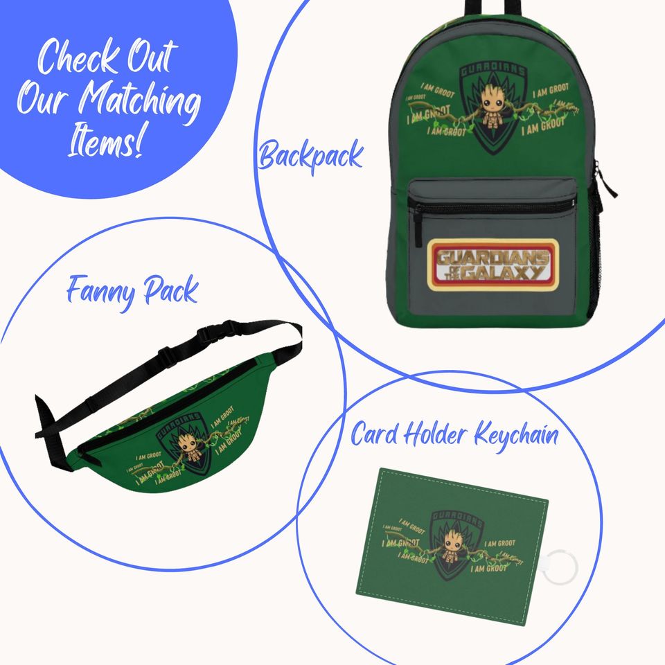 Groot Fanny Pack, Groot Bag, Guardians of the Galaxy Fanny Pack