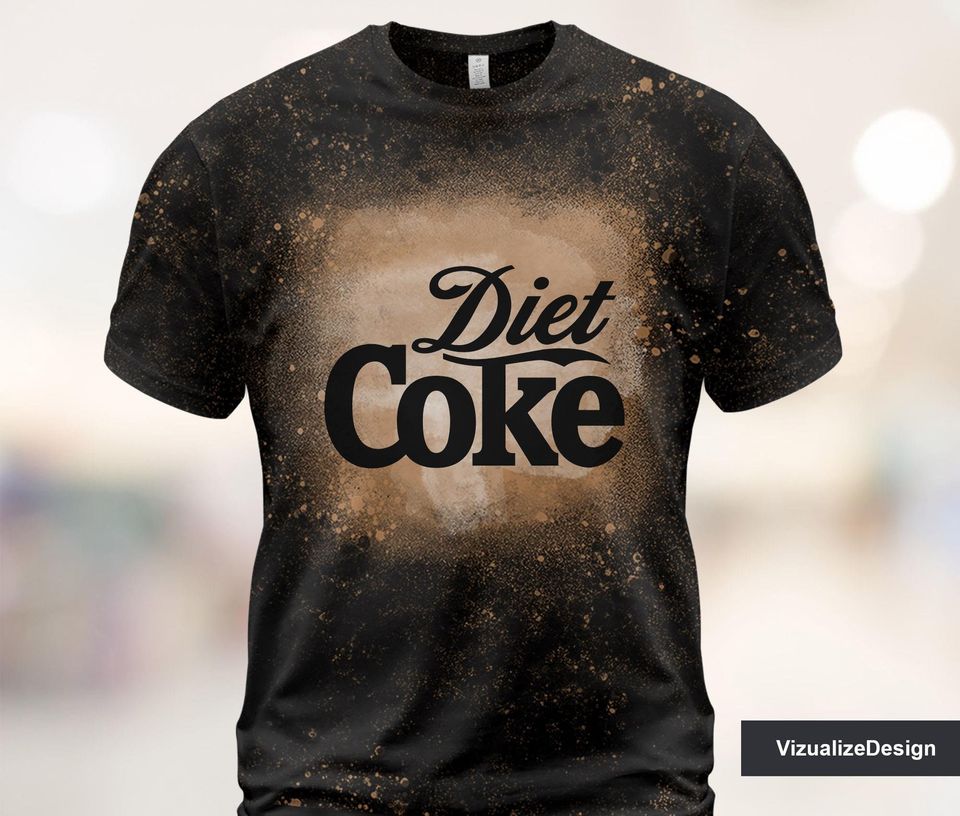 Diet Coke Bleached 3D T shirt