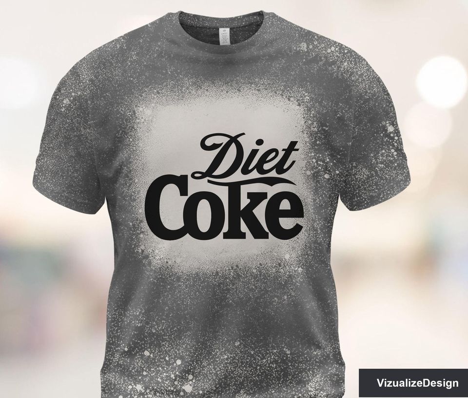 Diet Coke Bleached 3D T shirt