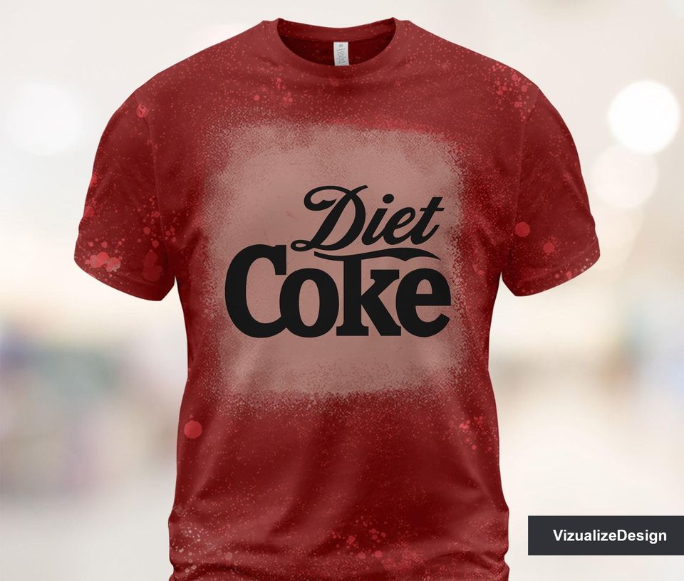 Diet Coke Bleached 3D T shirt