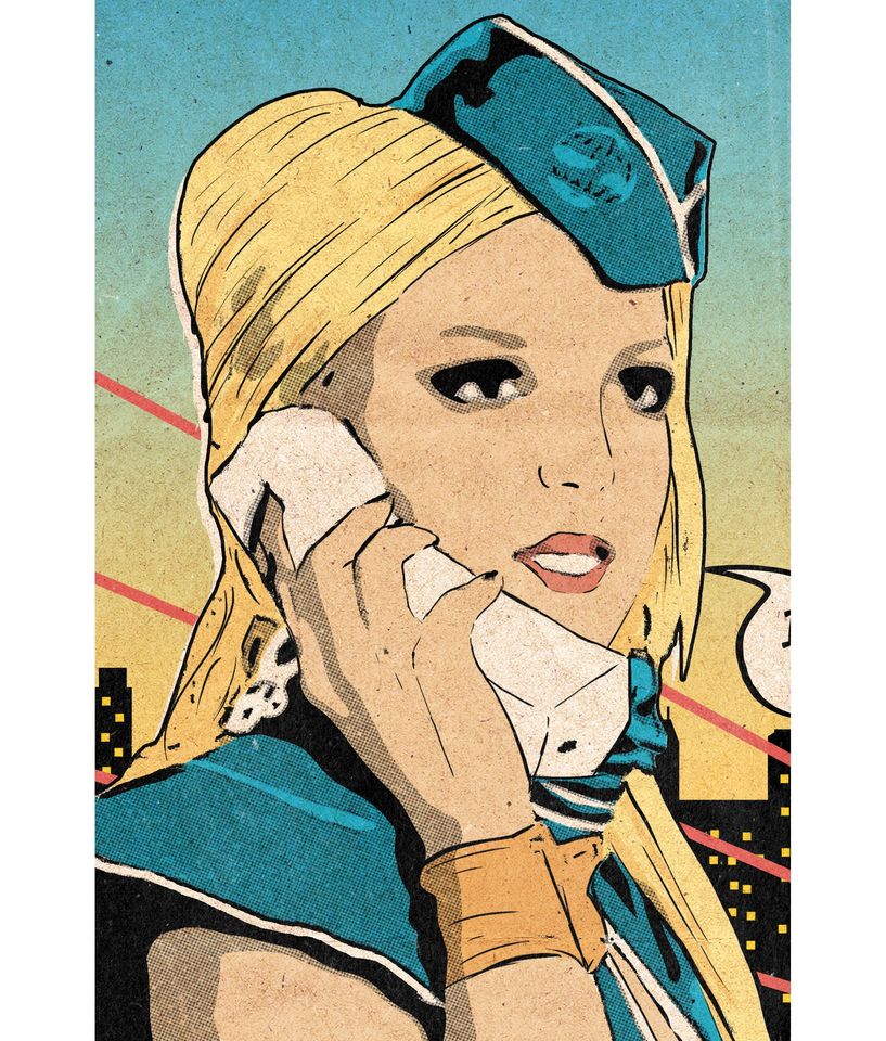 Britney Spears - Toxic Vintage Comic Cover Art Poster