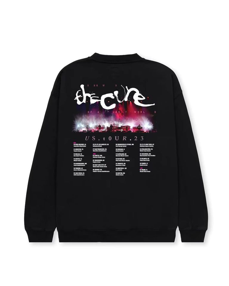 The Cure 2023 North American Tour Dates Tshirt