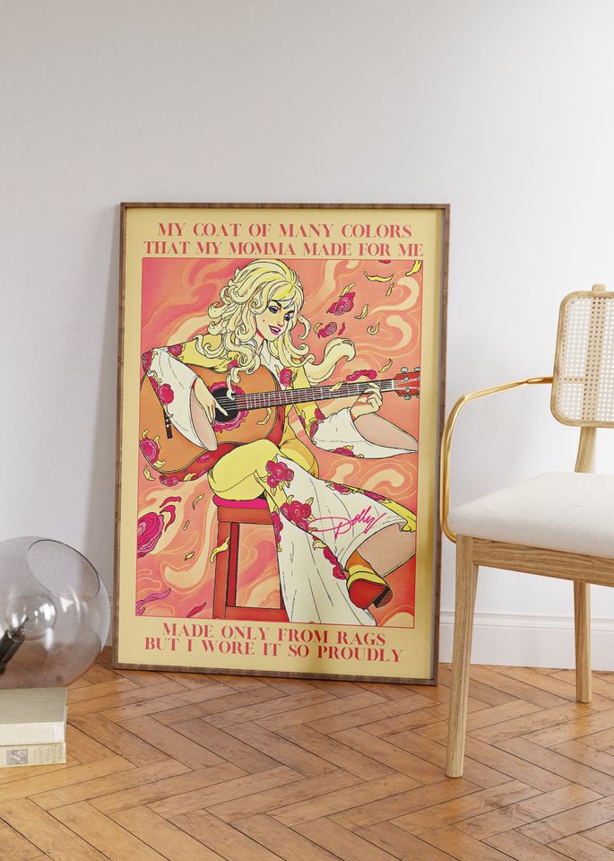 Dolly Parton Poster. Vintage Dolly Parton Poster