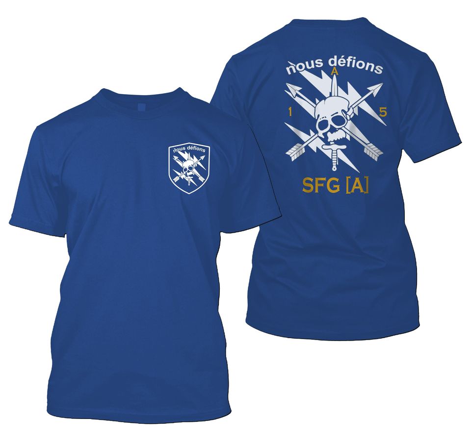 New 5TH Special Forces Group SFG(A) Nous Defions Double sided tshirt
