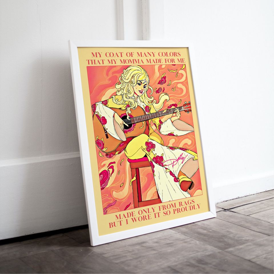 Dolly Parton Poster. Vintage Dolly Parton Poster