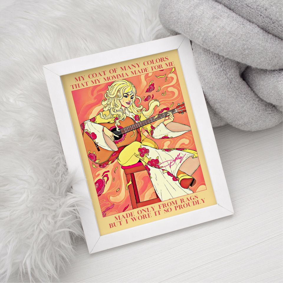 Dolly Parton Poster. Vintage Dolly Parton Poster