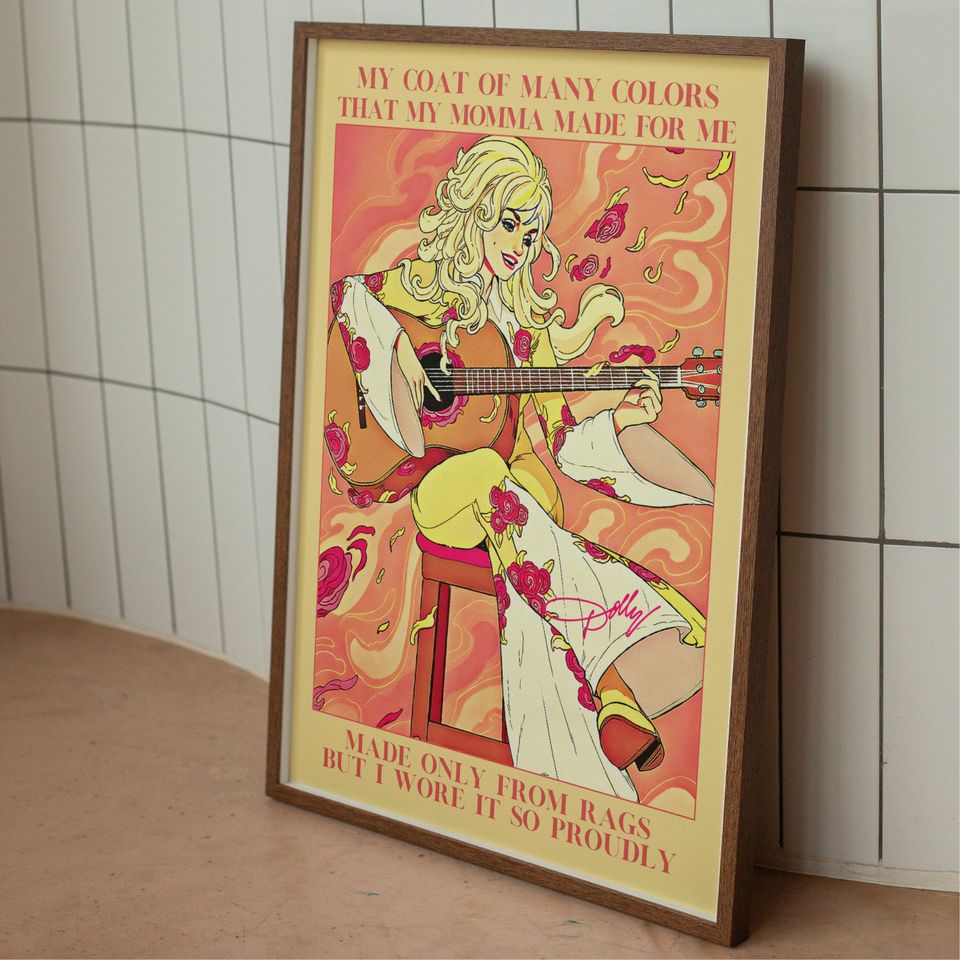 Dolly Parton Poster. Vintage Dolly Parton Poster