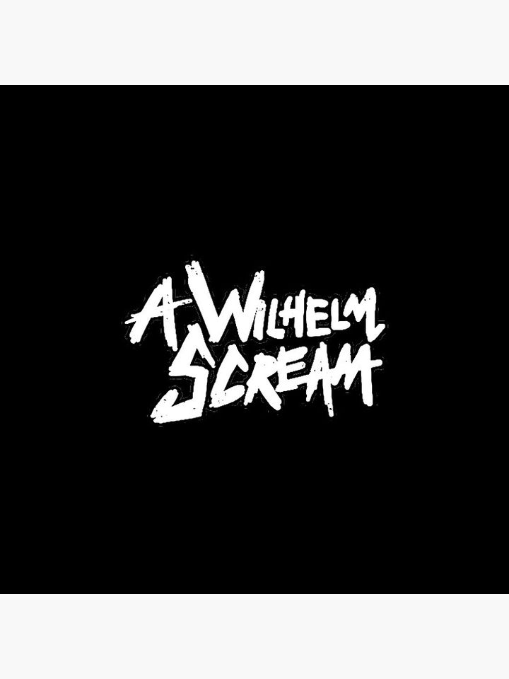 A Whilhelm Scream Pin Button