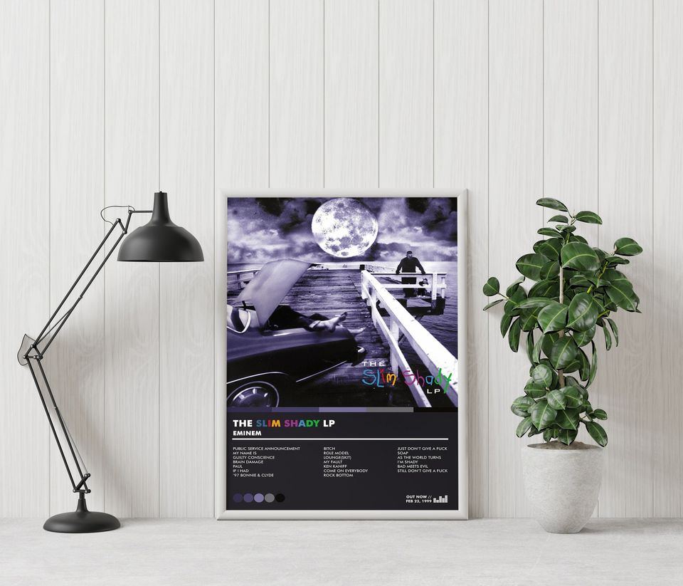 Eminem "The Slim Shady LP" Album Poster