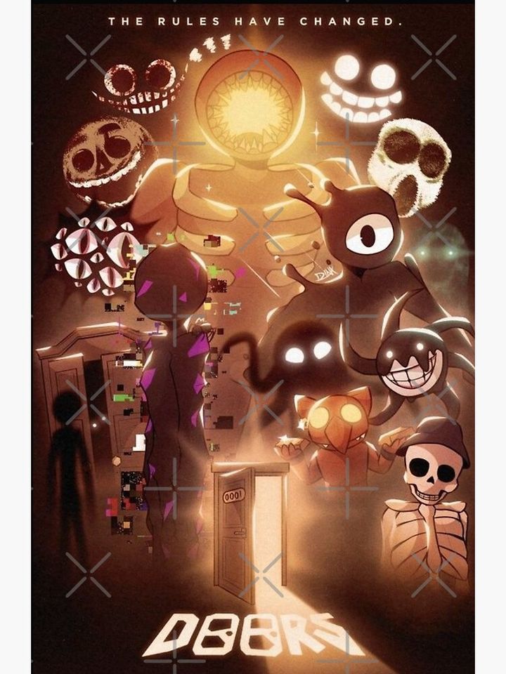 Roblox Door Premium Matte Vertical Poster