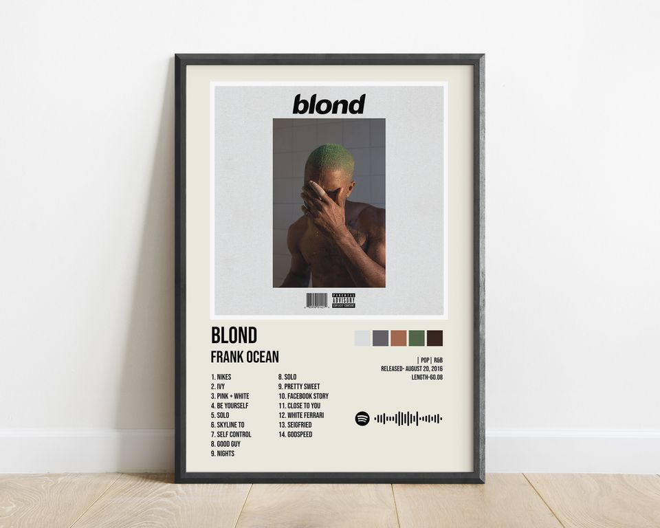 Frank Ocean Poster, Blond Poster
