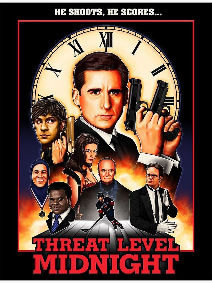 Threat Level Midnight The Office Premium Matte Vertical Poster