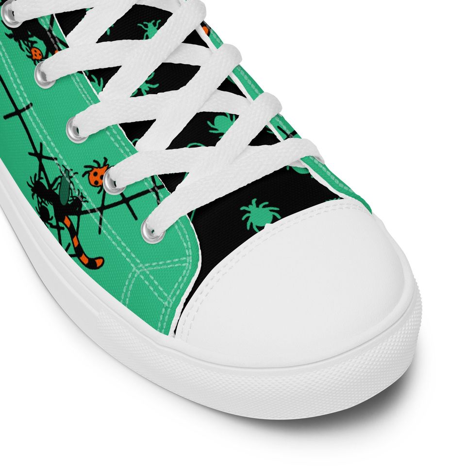 Womens Oogie Boogie High Top Sneakers